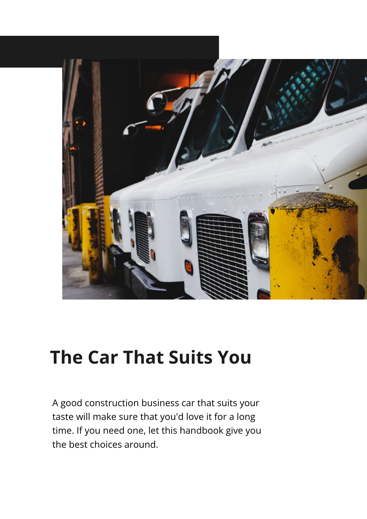 Free Minimalist Construction Business Card Magnet Template to Edit Online