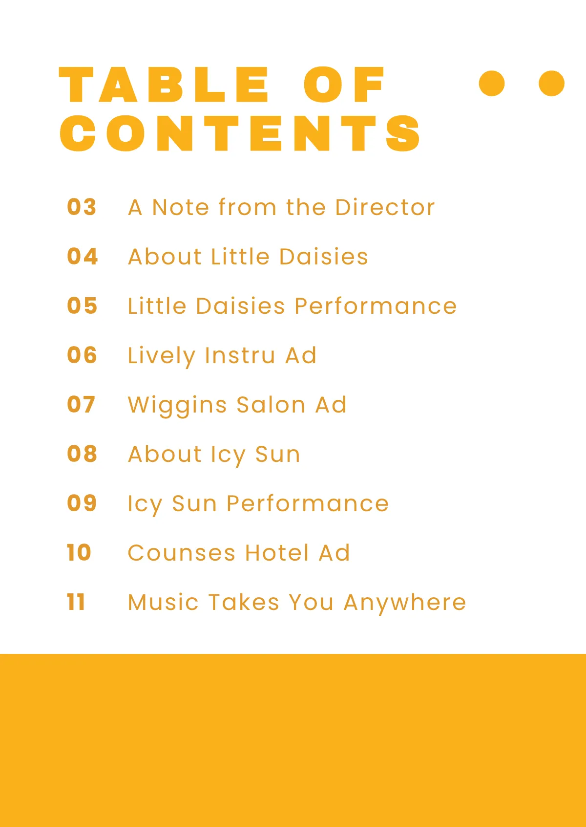Free Program Booklet Template to Edit Online