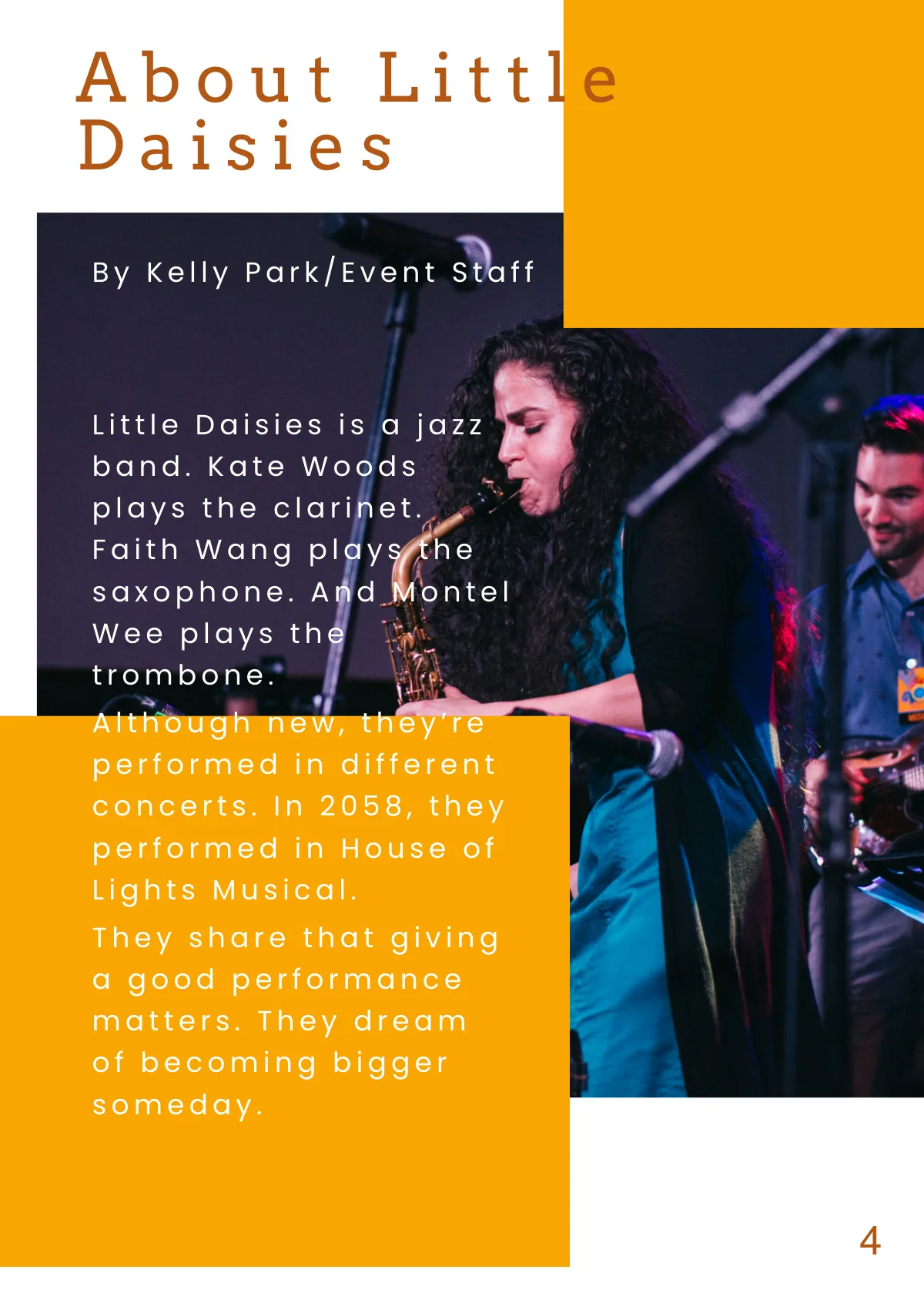 Free Program Booklet Template to Edit Online