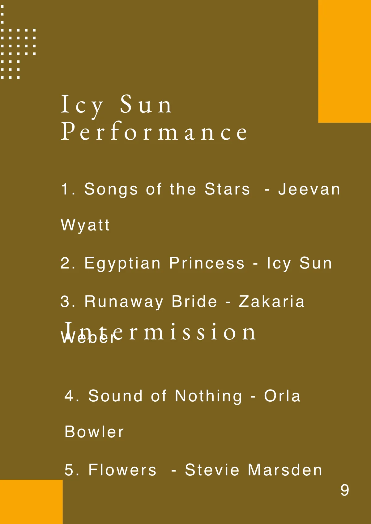 Free Program Booklet Template to Edit Online