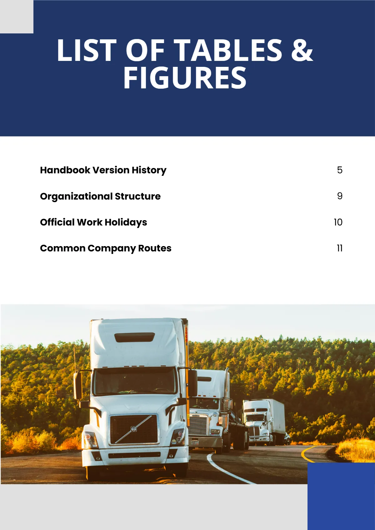 Free Trucking Company Handbook Template to Edit Online Free Trucking Company Handbook Template to Edit Online