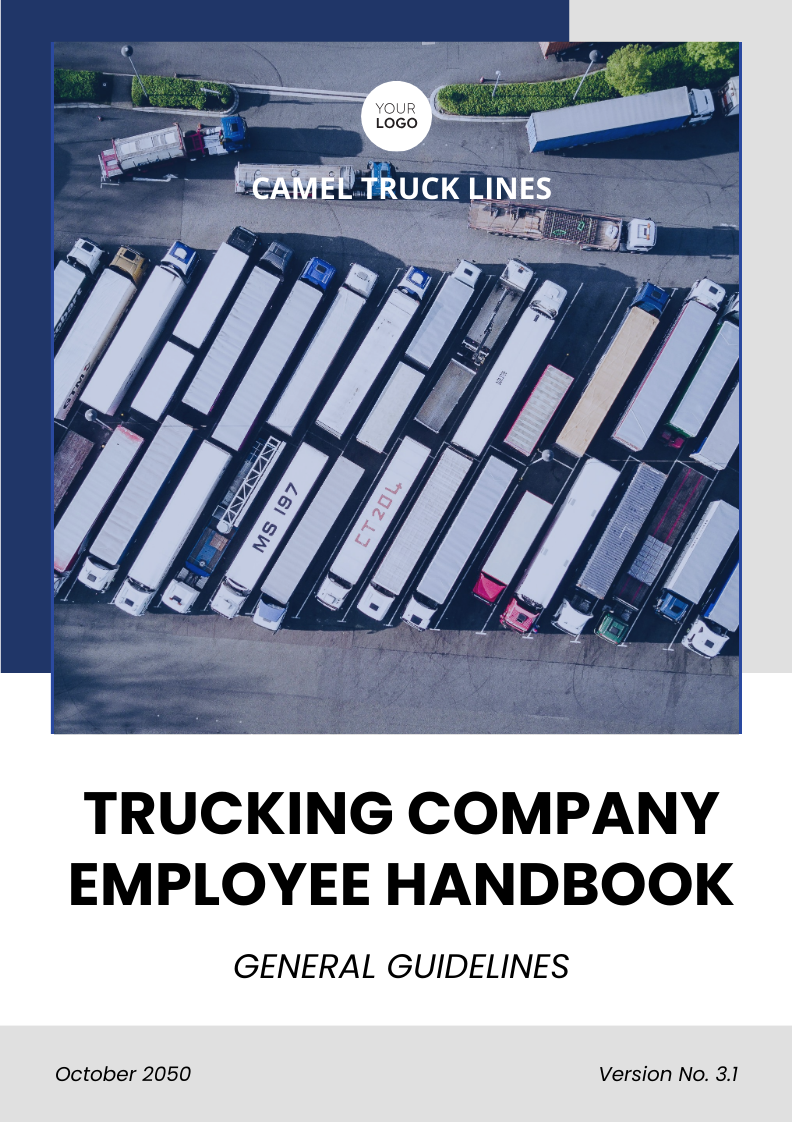 Trucking Company Handbook Template - Edit Online & Download