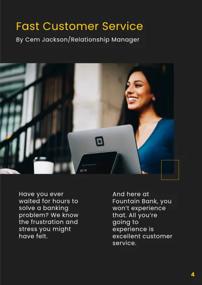 Free Professional Company Booklet Template to Edit Online