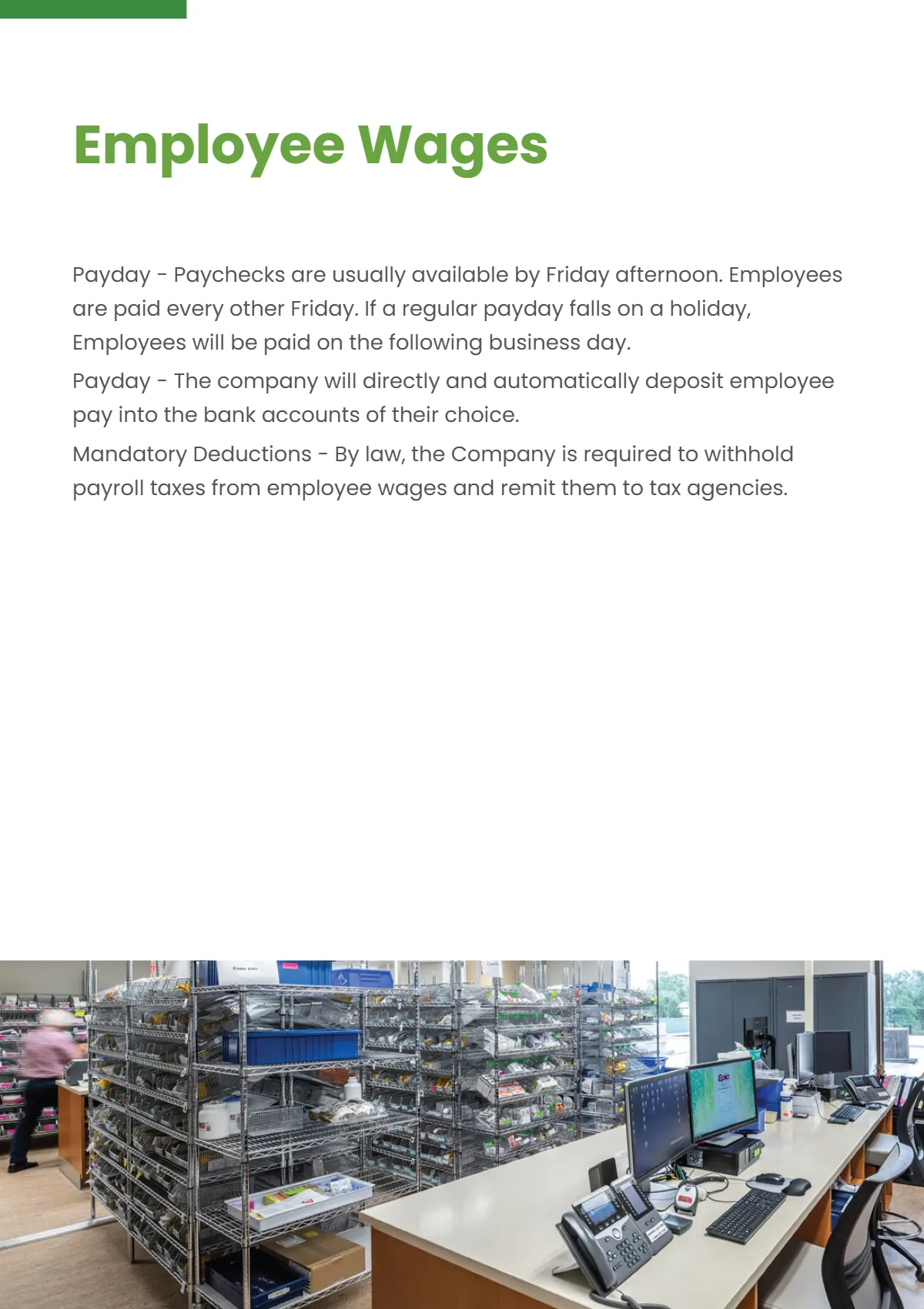 Free Pharmacy Employee Handbook Template to Edit Online