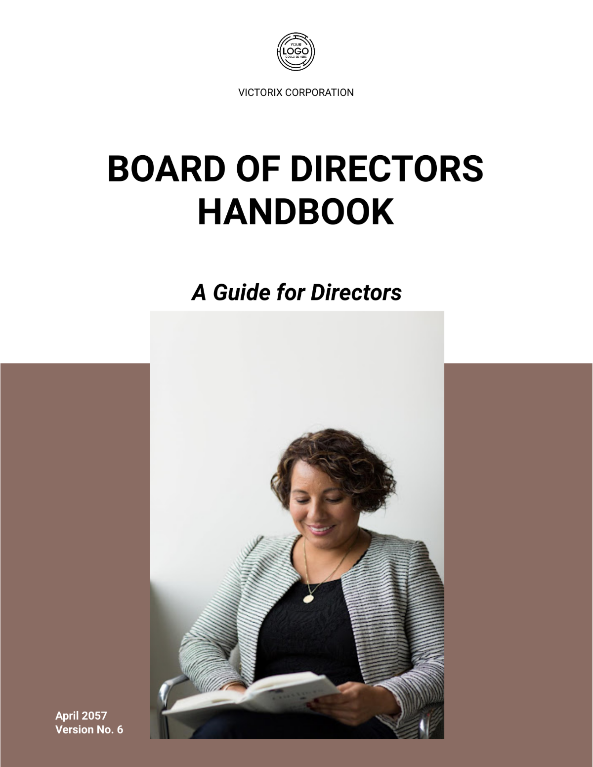 Board of Directors Handbook Template