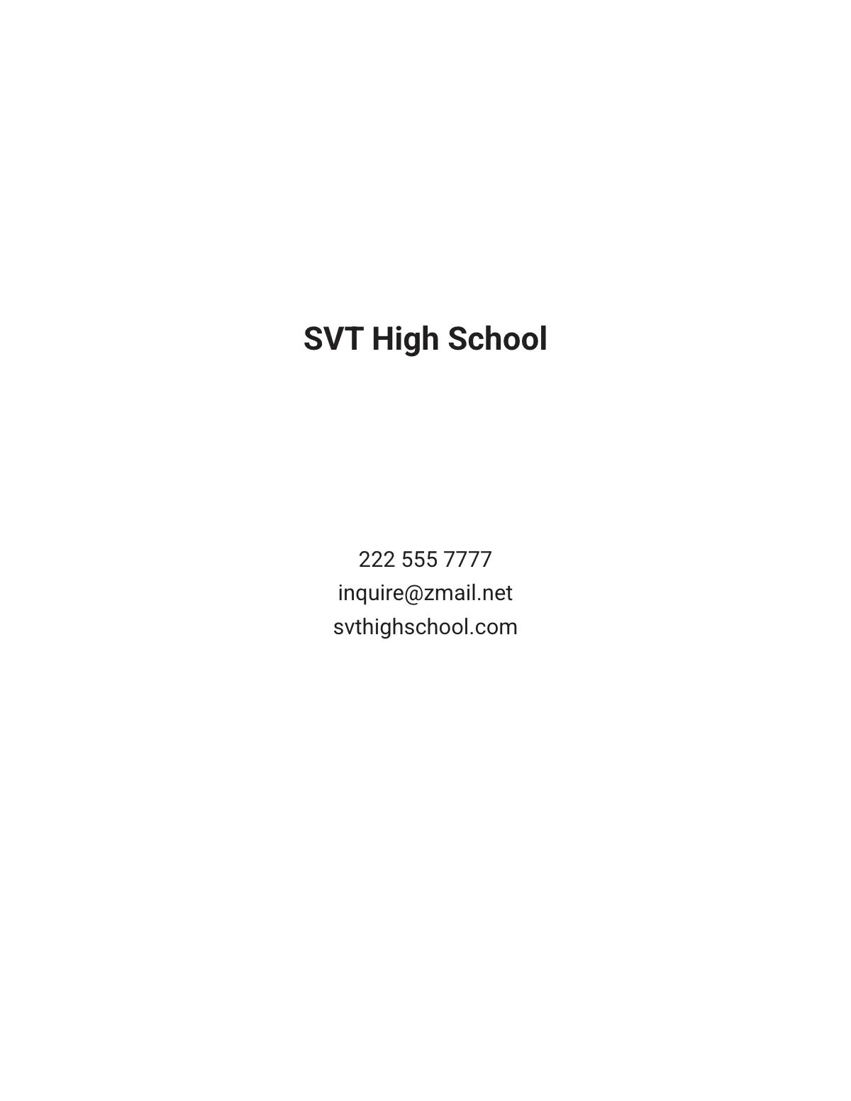 Free Student Handbook Template to Edit Online