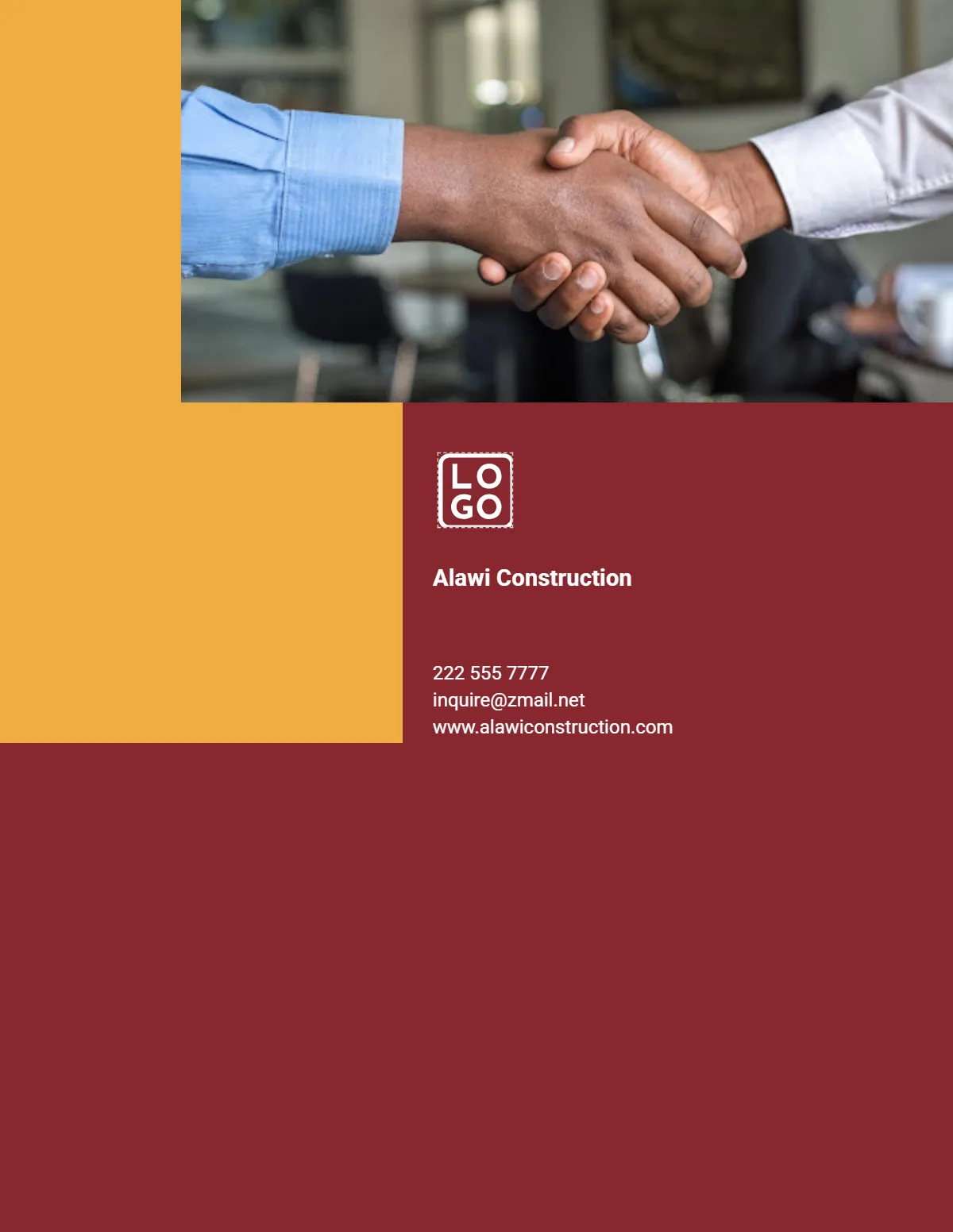 Free Construction Employee Handbook Template to Edit Online