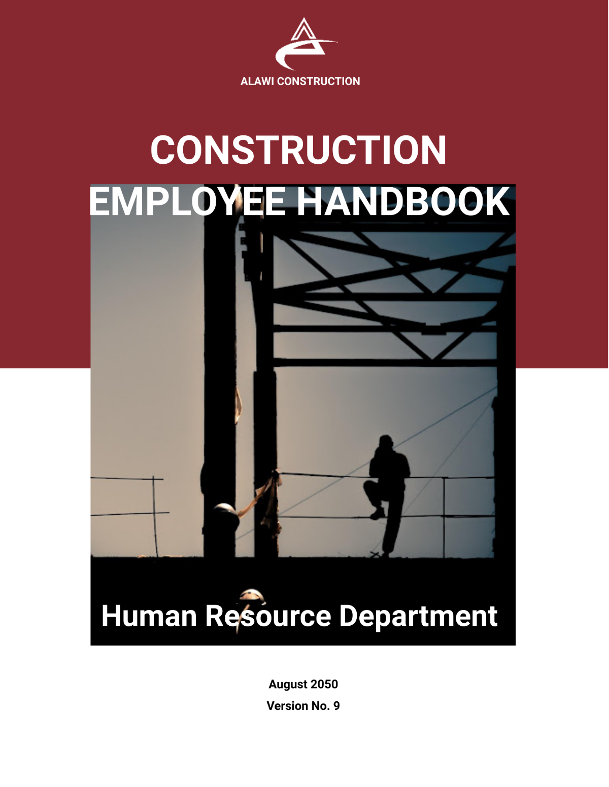 Construction Employee Handbook Template