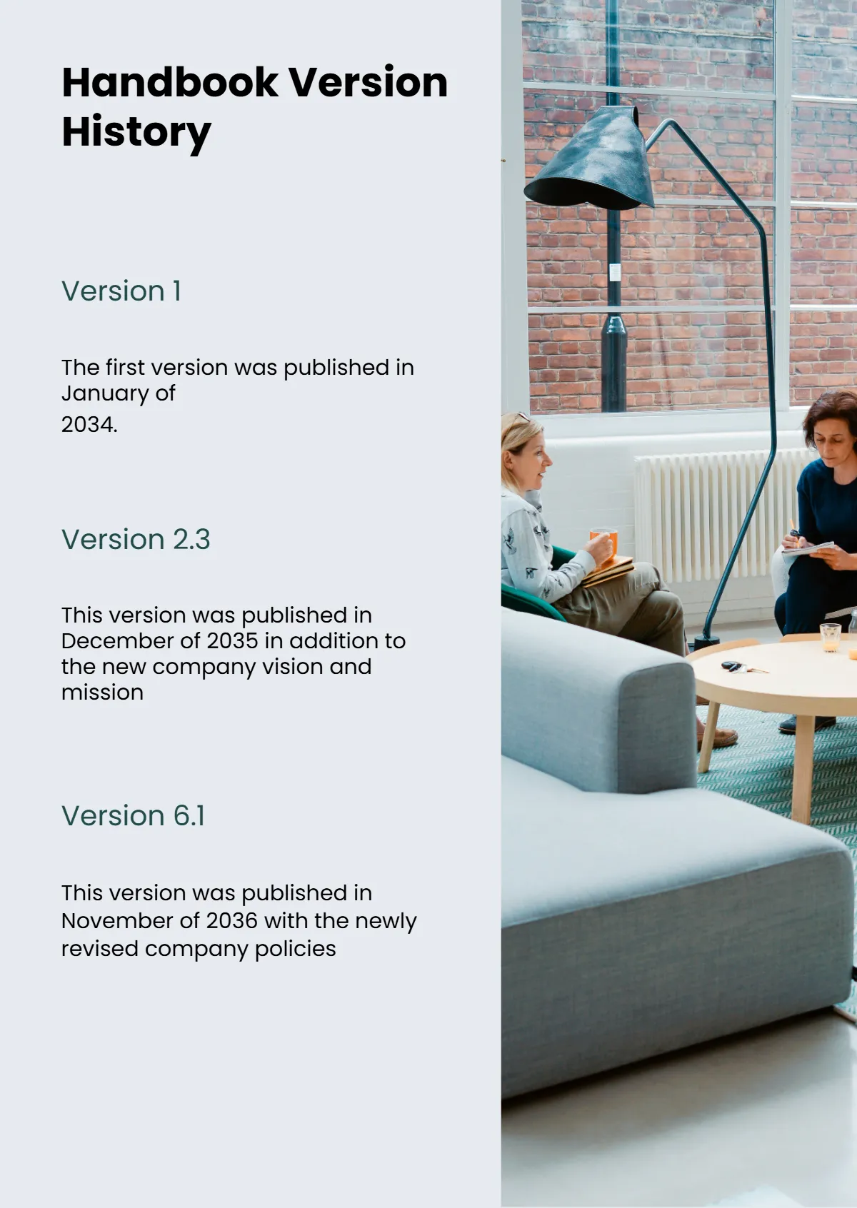 Free Project Handbook Template to Edit Online