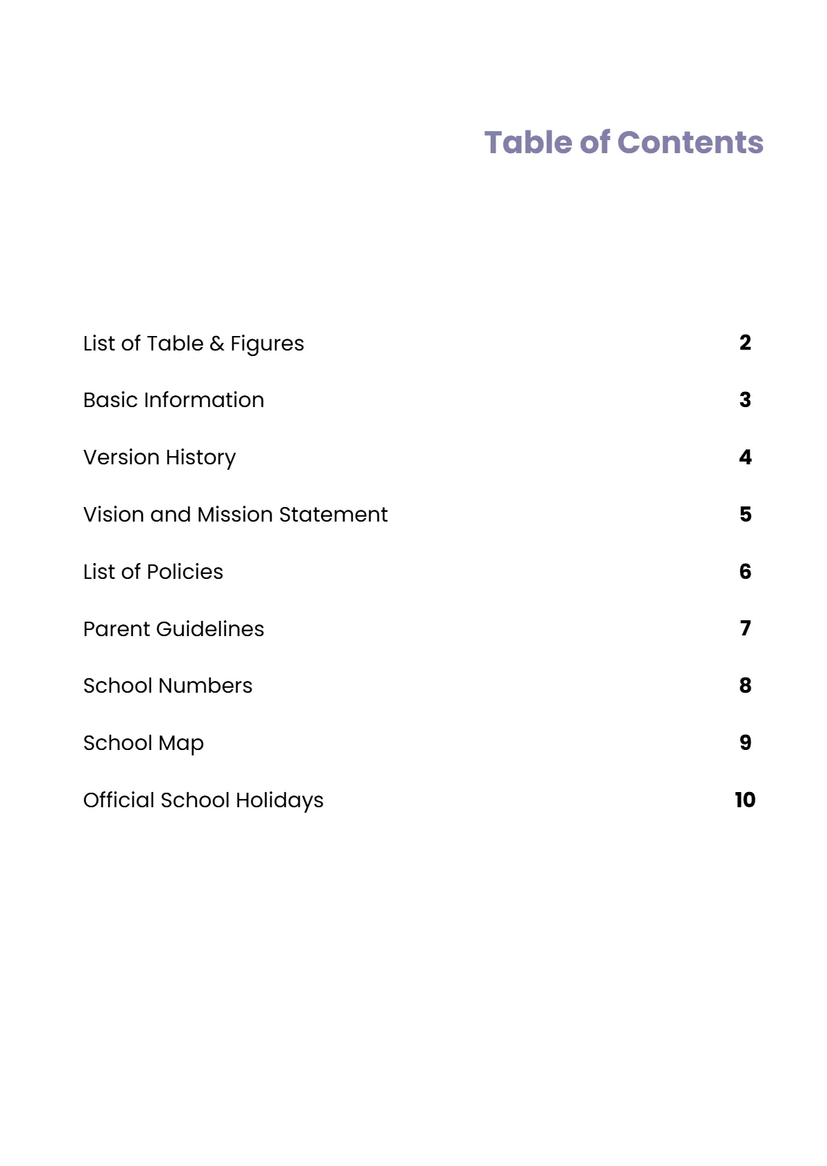Free Daycare Parent Handbook Template to Edit Online