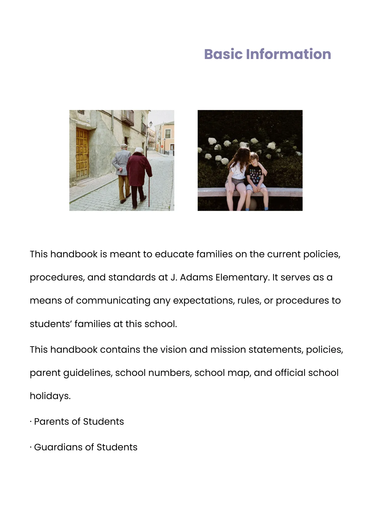 Free Daycare Parent Handbook Template to Edit Online