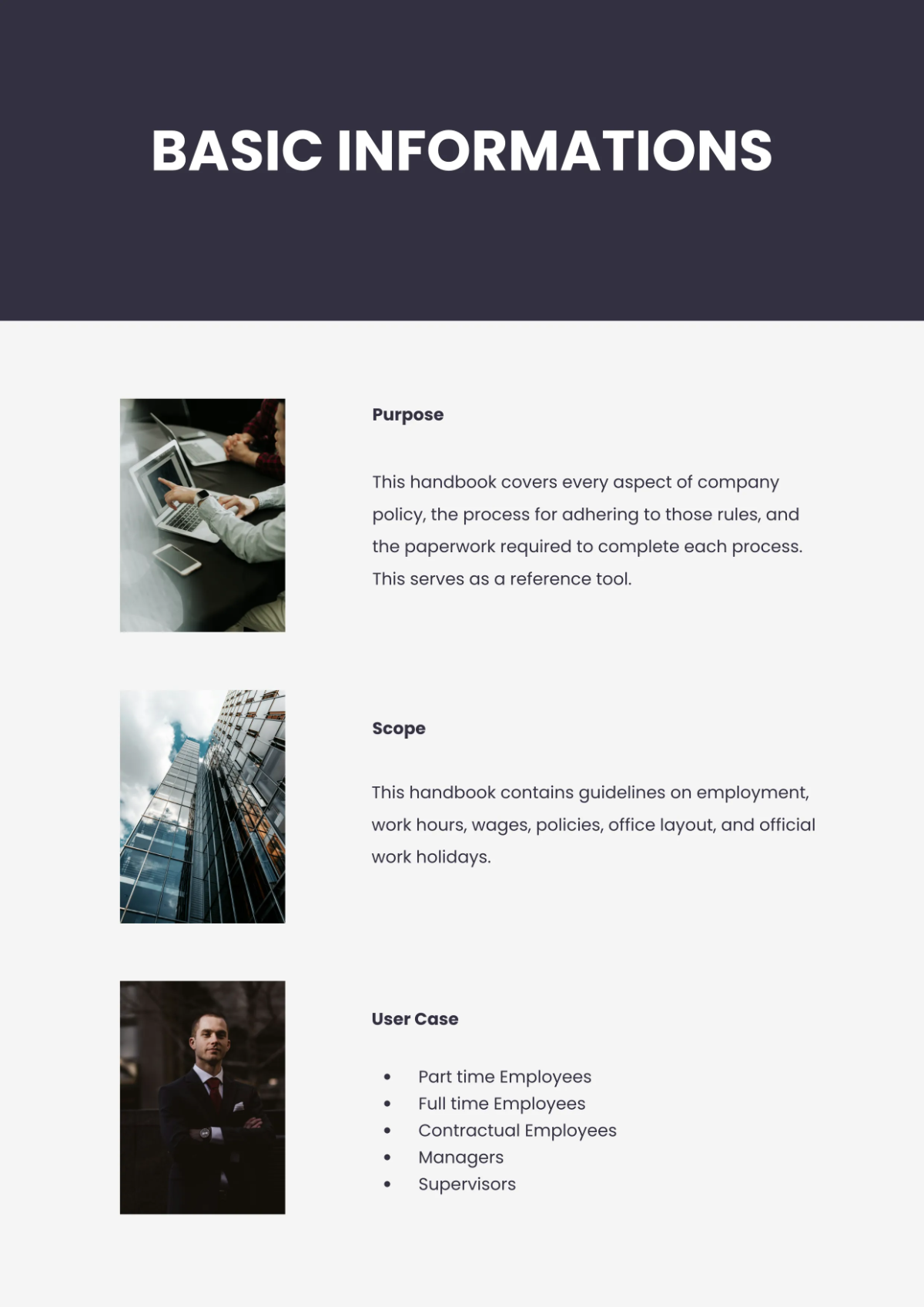 Free Policy and Procedure Handbook Template to Edit Online