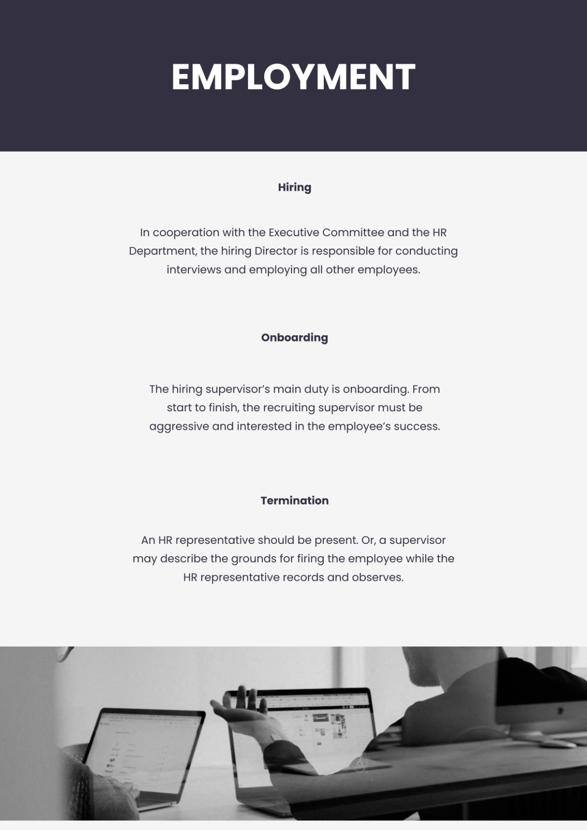 Free Policy and Procedure Handbook Template to Edit Online