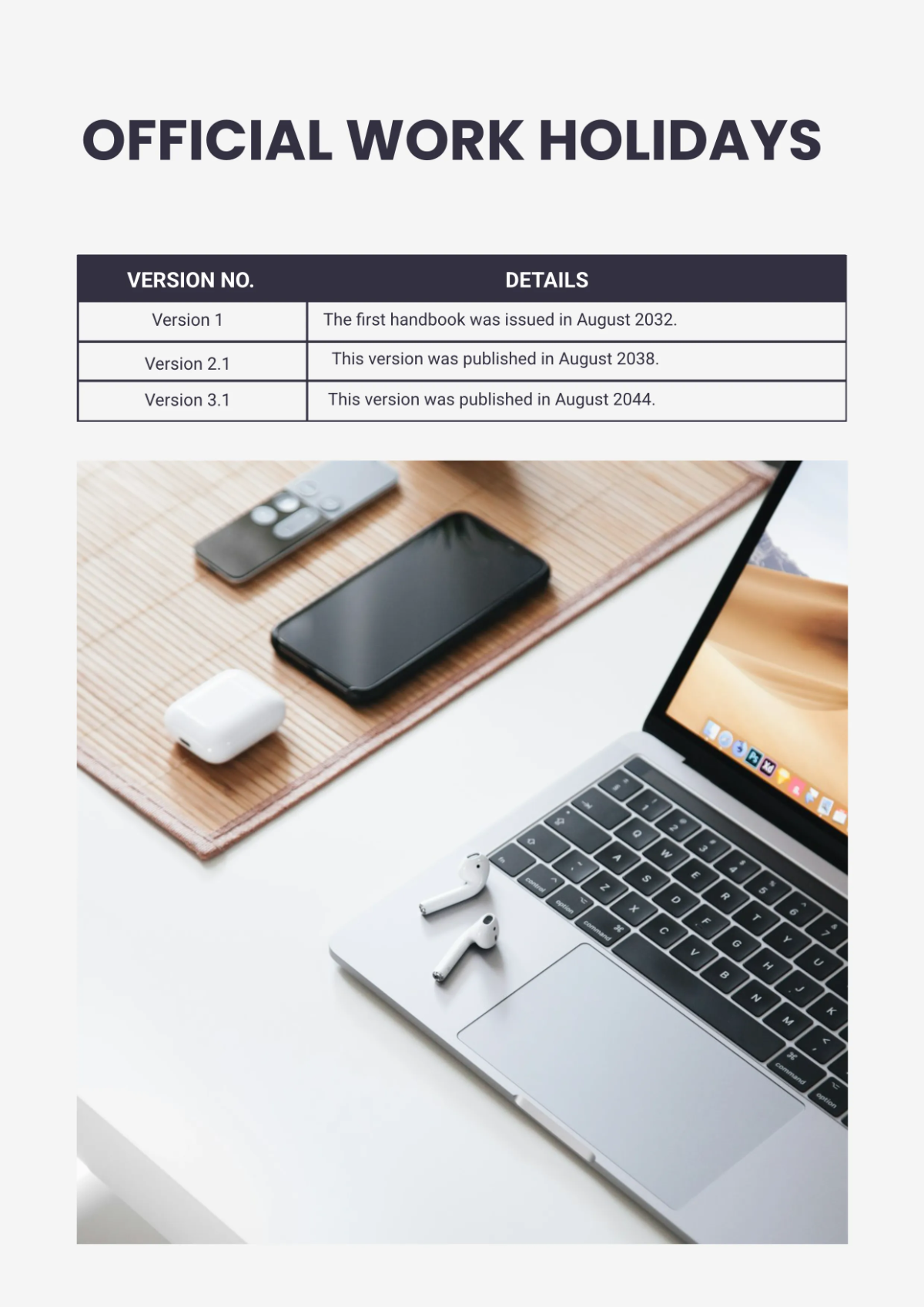 Free Policy and Procedure Handbook Template to Edit Online