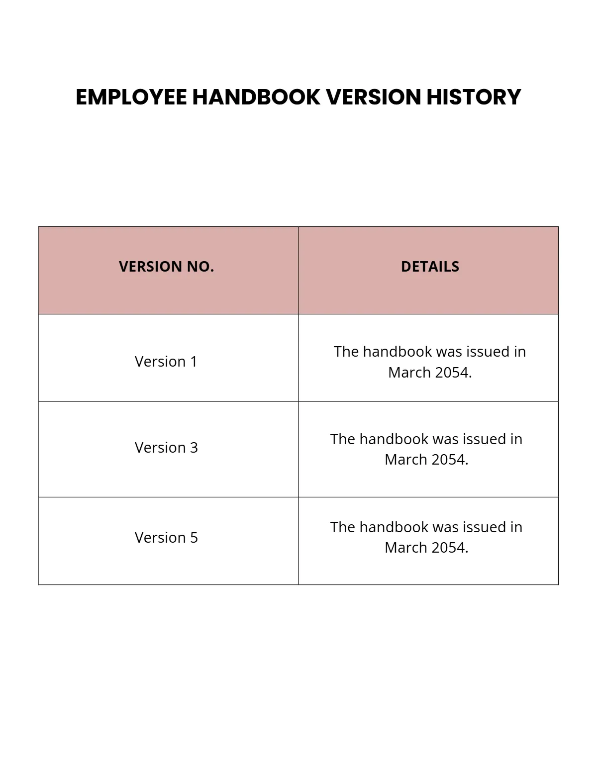 Free Babysitter Handbook Template to Edit Online