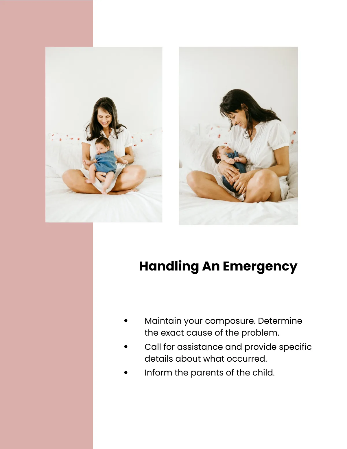 Free Babysitter Handbook Template to Edit Online
