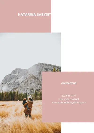 Free Babysitter Handbook Template to Edit Online