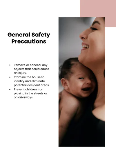 Free Babysitter Handbook Template to Edit Online