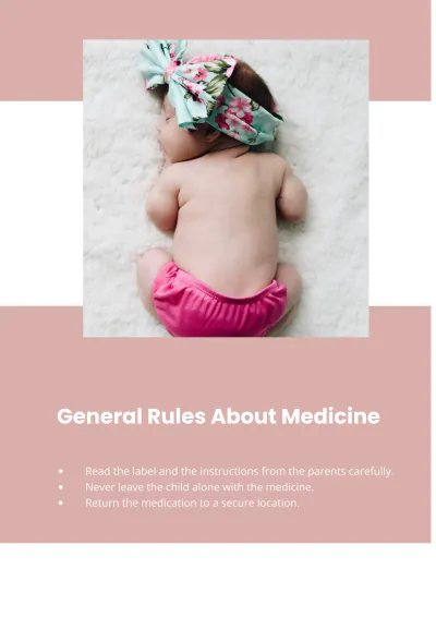 Free Babysitter Handbook Template to Edit Online