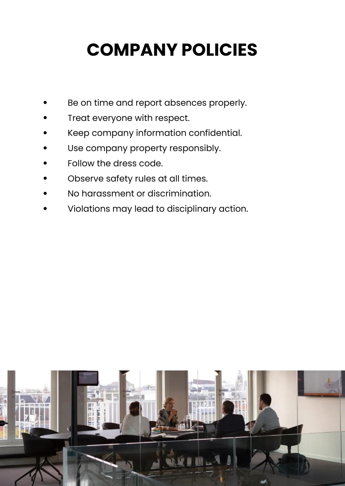 Free Company Driver Handbook Template to Edit Online