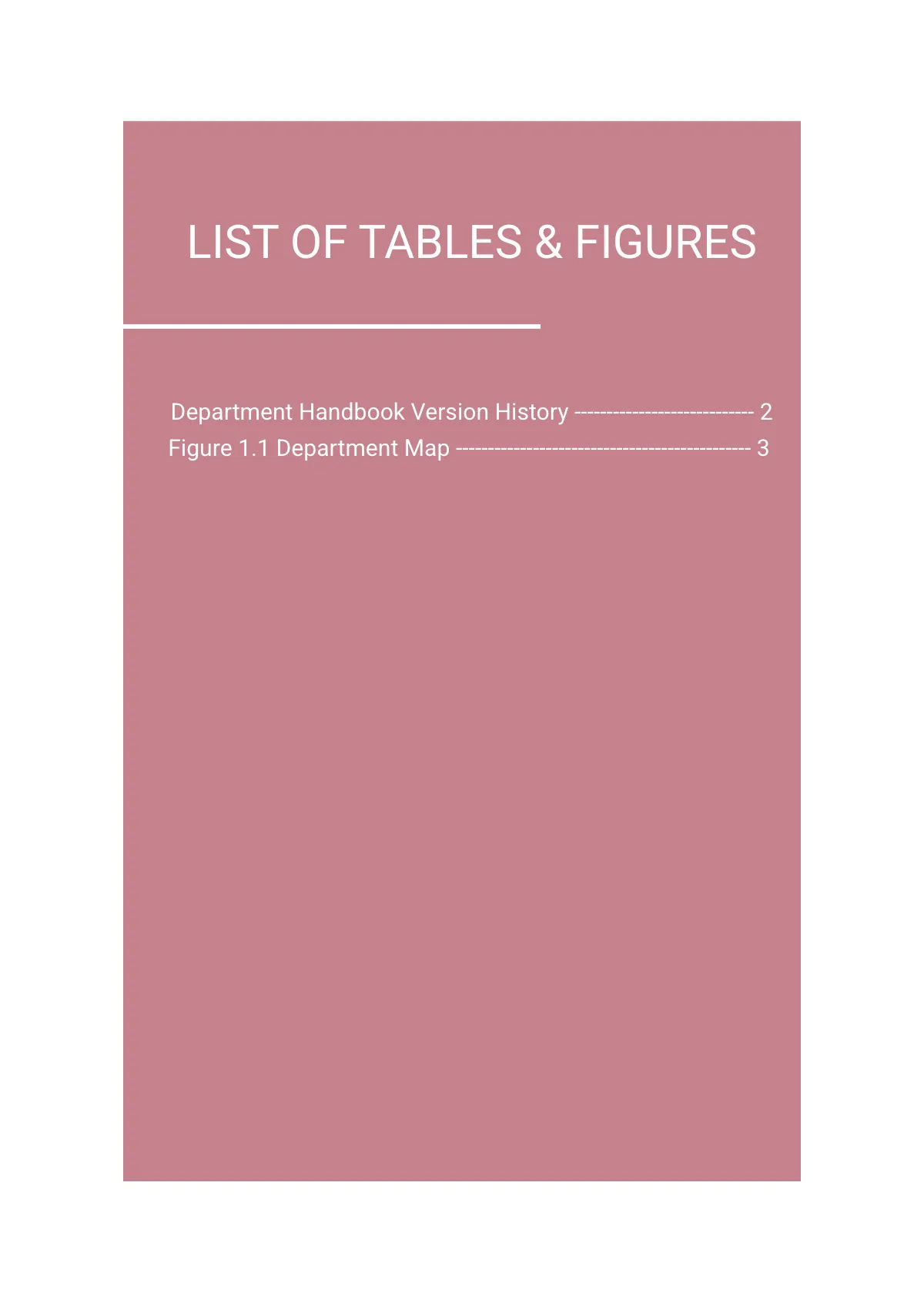 Free Department Handbook Template to Edit Online