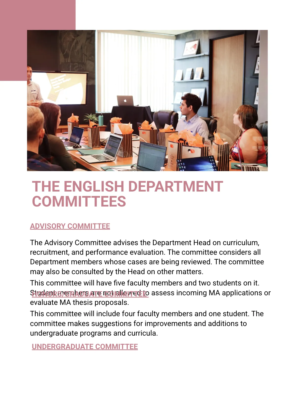 Free Department Handbook Template to Edit Online