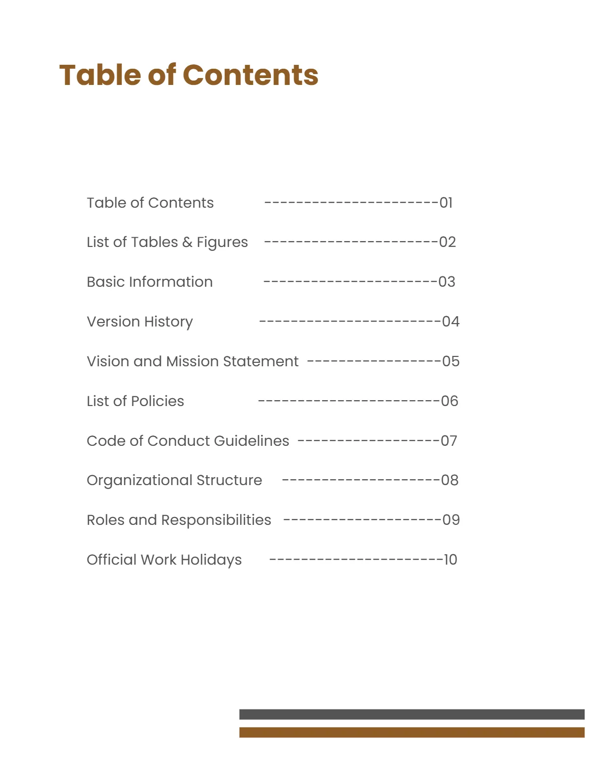 Free Internship Handbook Template to Edit Online