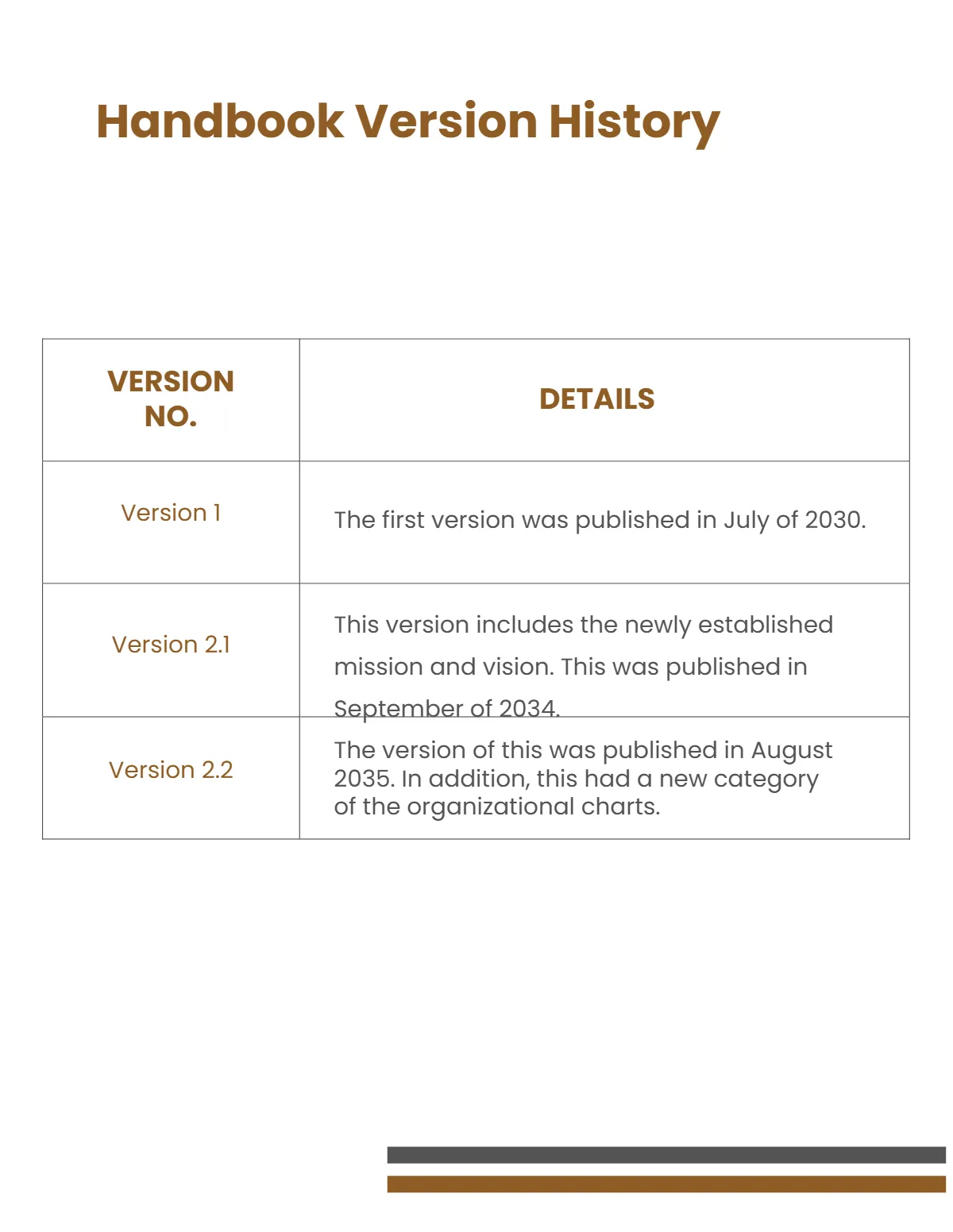 Free Internship Handbook Template to Edit Online