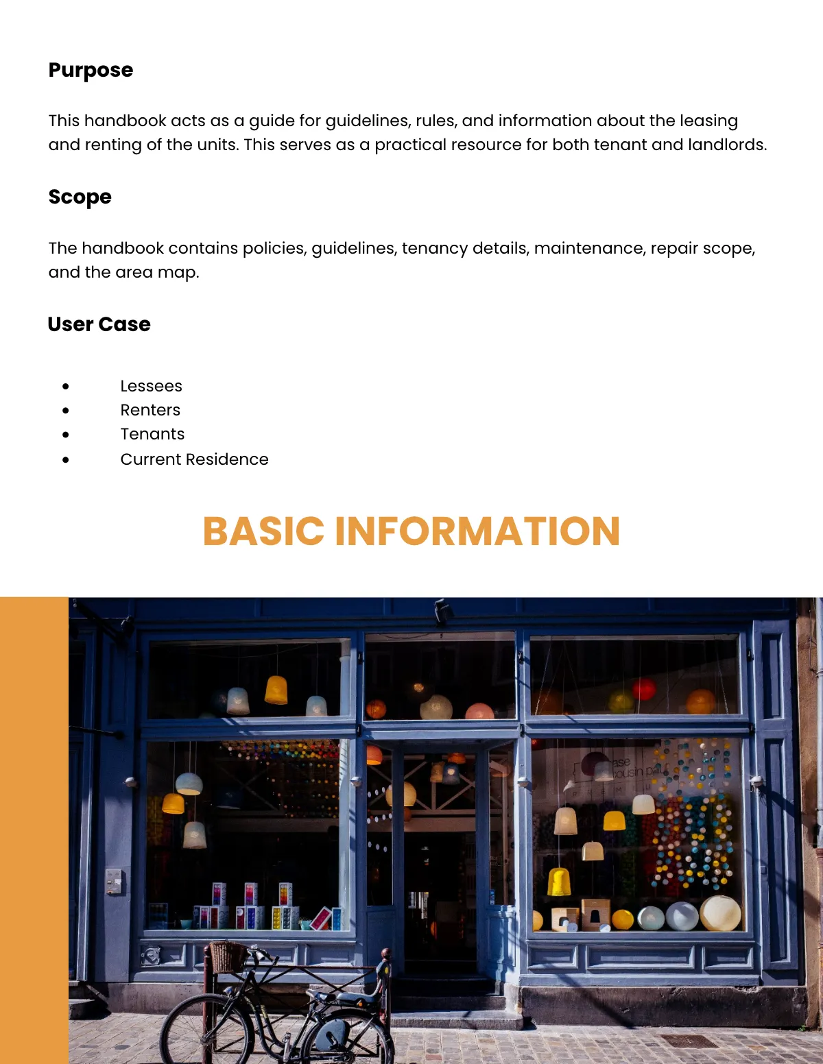 Free Tenant Handbook Template to Edit Online