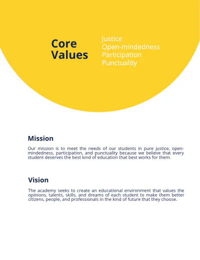 Free Academic Prospectus Template to Edit Online