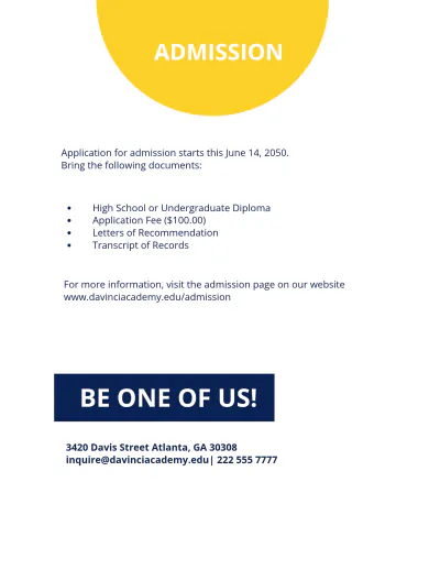 Free Academic Prospectus Template to Edit Online