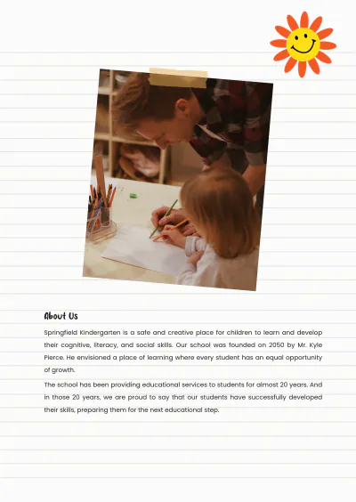 Free Education Flipbook Template to Edit Online