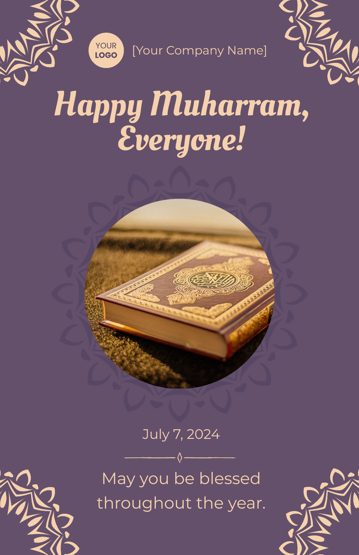 Happy Muharram Poster