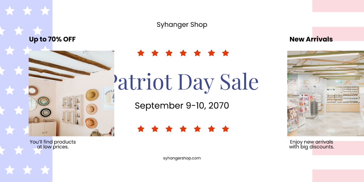 Free Patriot Day Promotion Banner Template