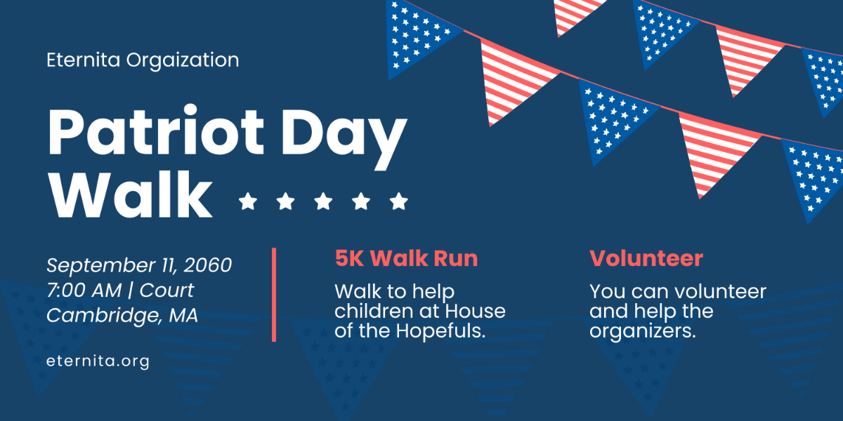 Patriot Day Event Banner Template