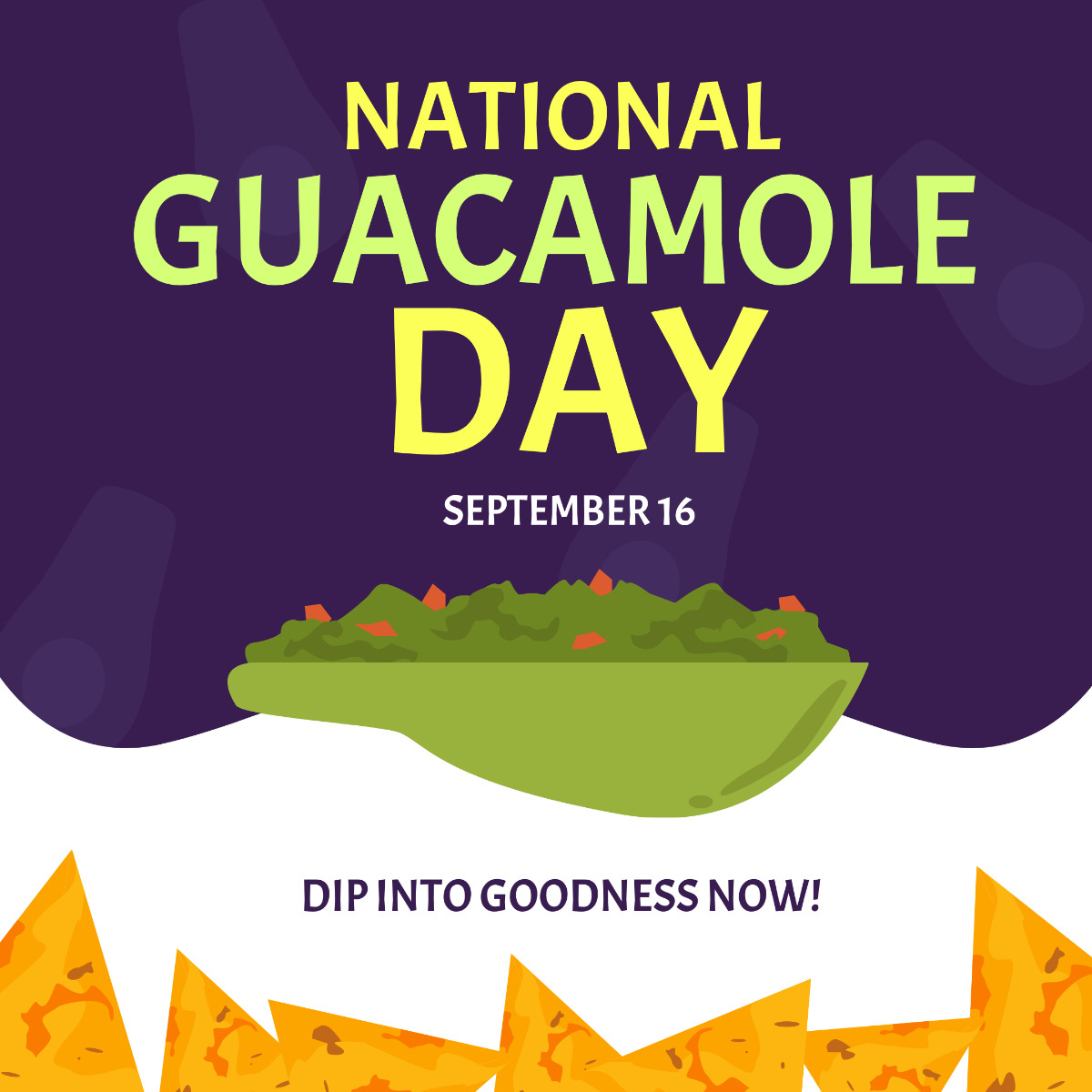 National Guacamole Day Instagram Post Template