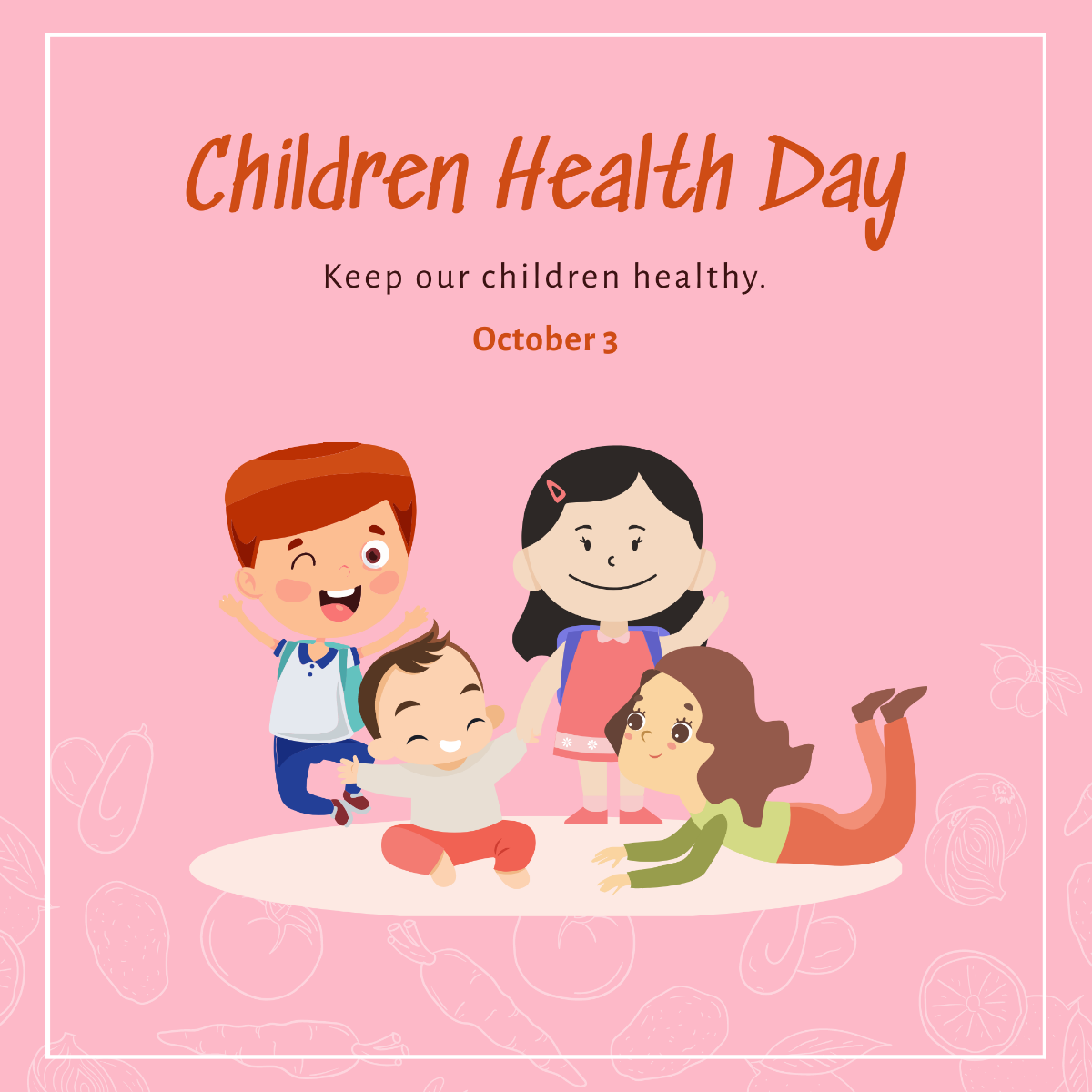Child Health Day Instagram Post Template