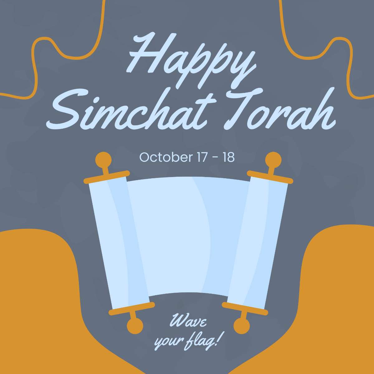 Simchat Torah Instagram Post Template