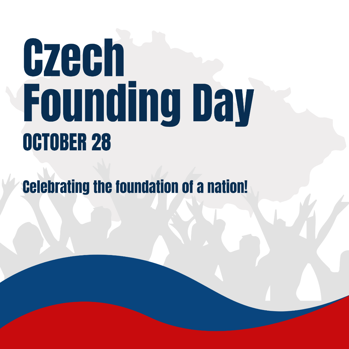 Czech Founding Day Instagram Post Template