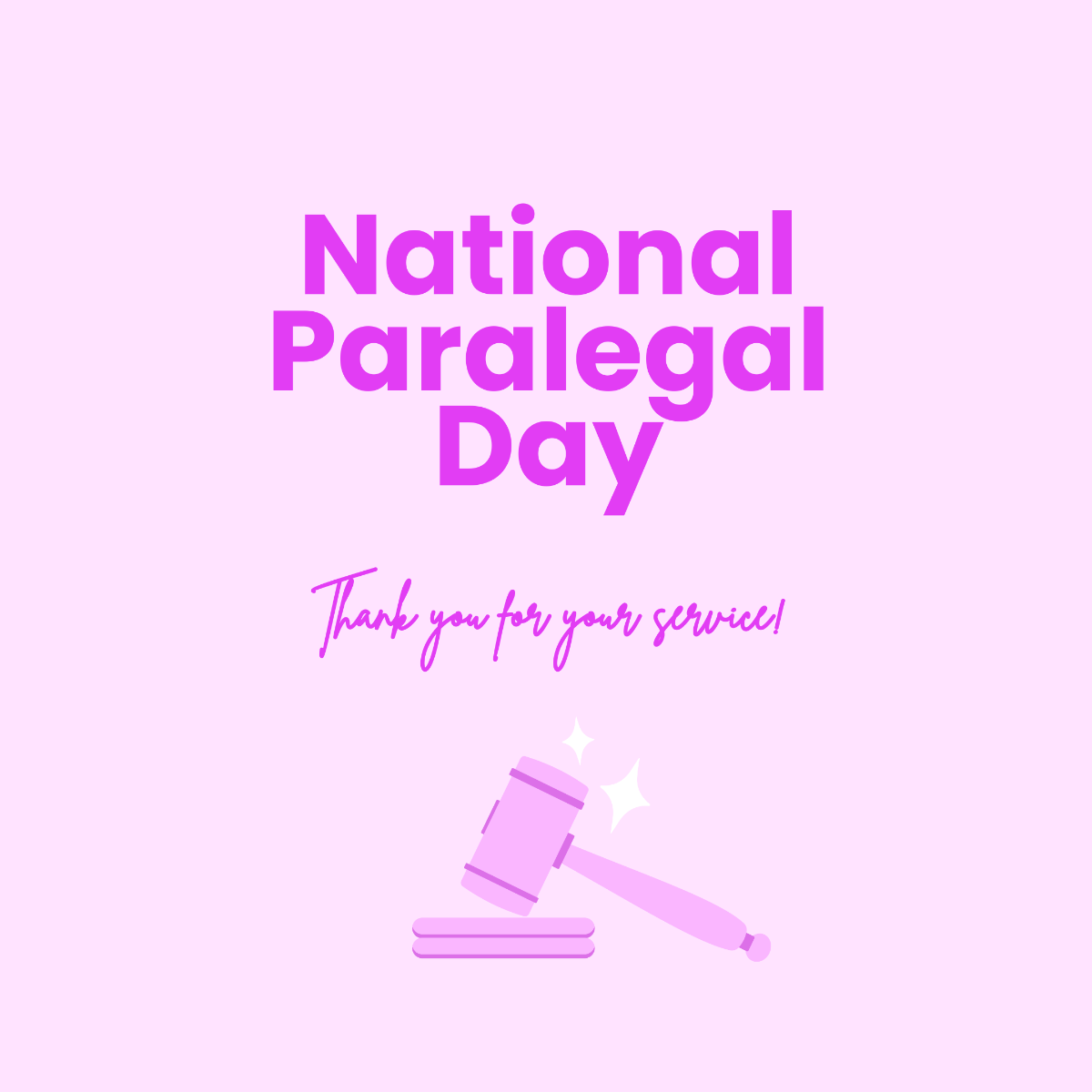 National Paralegal Day Instagram Post Template