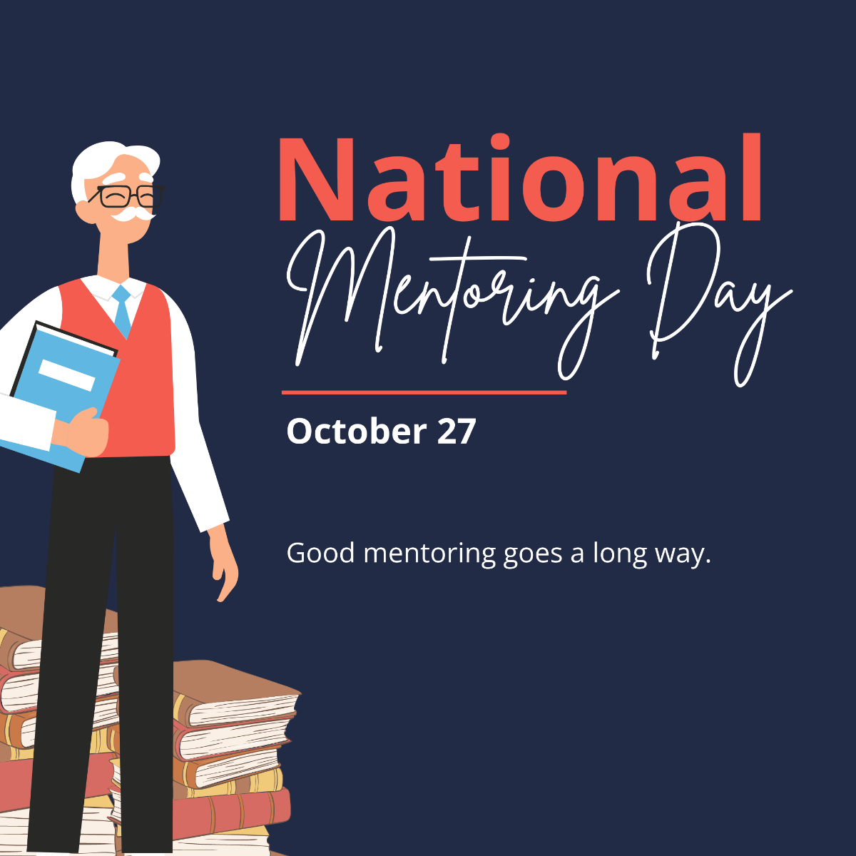 National Mentoring Day Instagram Post Template