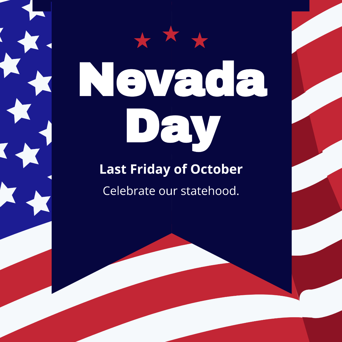 Nevada Day Instagram Post Template