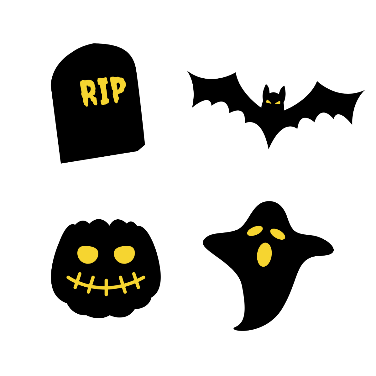 Halloween Icon Vector Template