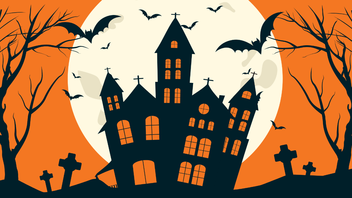 Halloween Banner Background Template