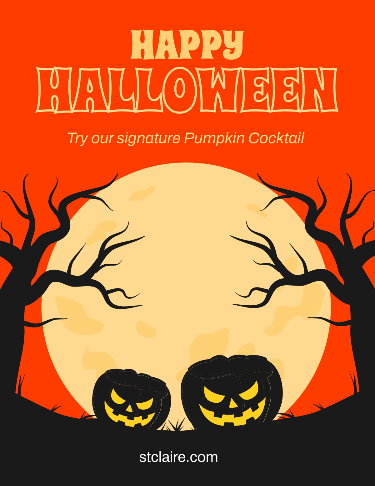 Halloween Mockup Flyer Template - Edit Online & Download