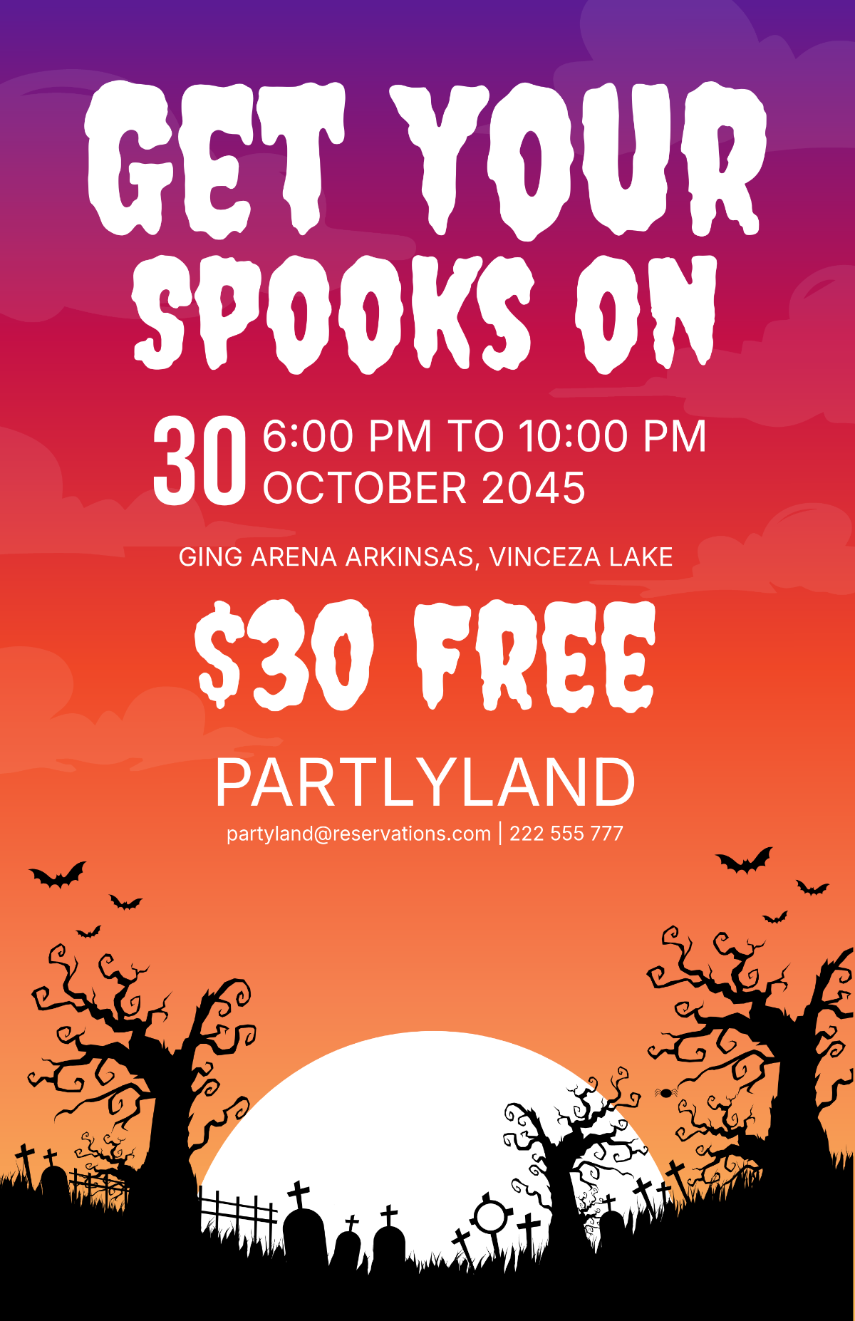 Halloween Poster Template - Edit Online & Download