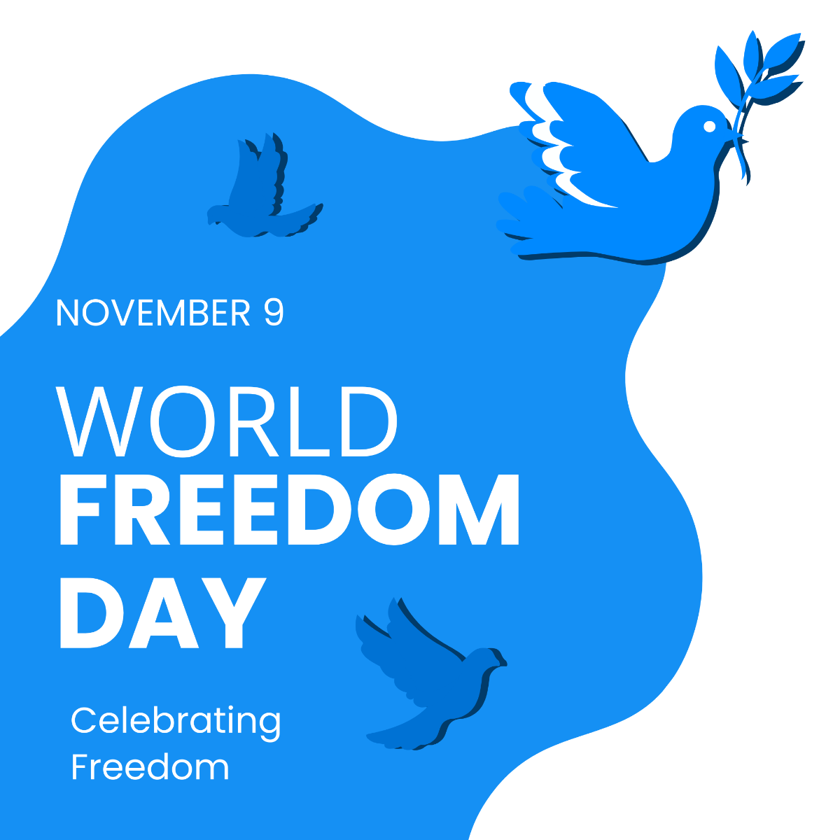 World Freedom Day Instagram Post Template