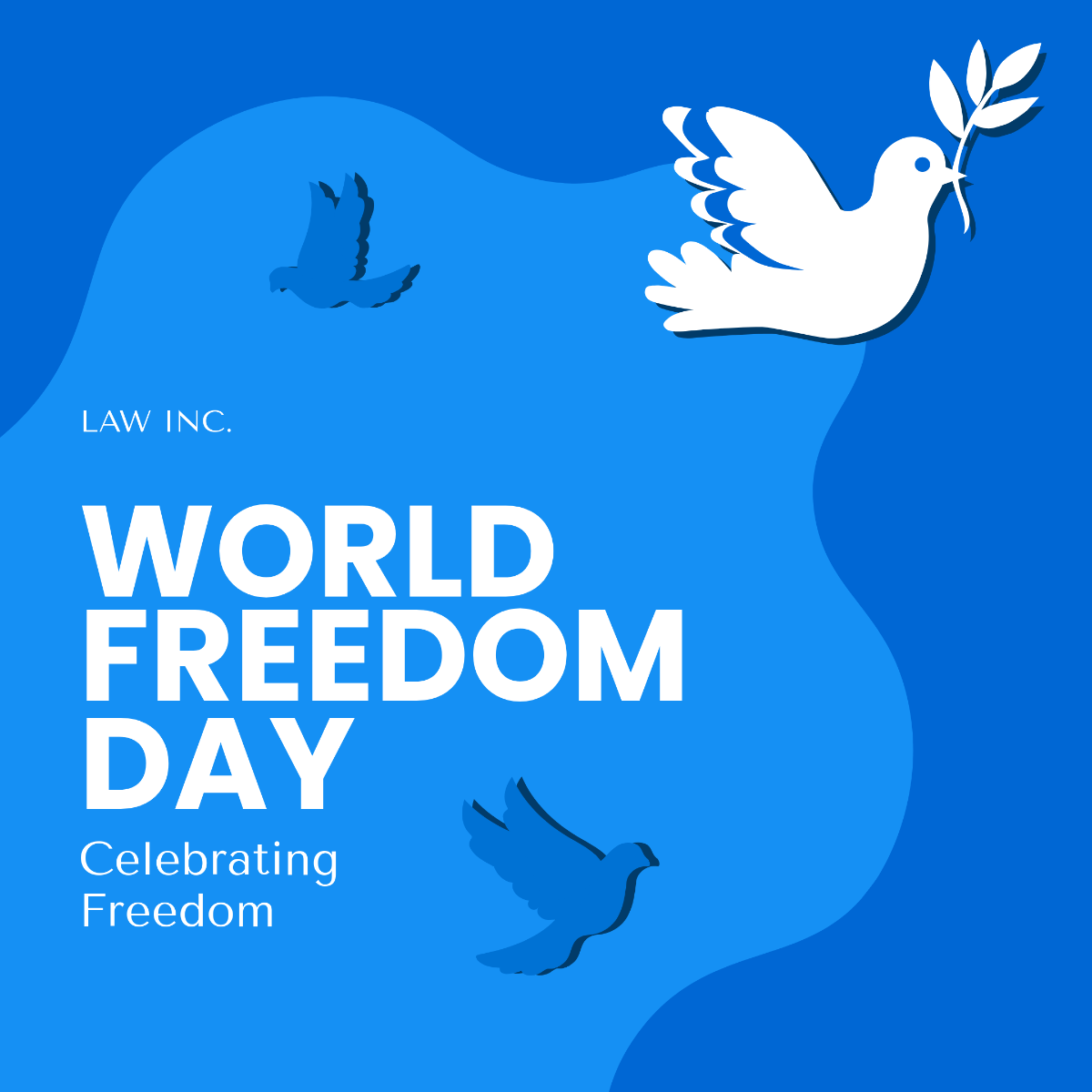 World Freedom Day Instagram Post Template - Edit Online & Download