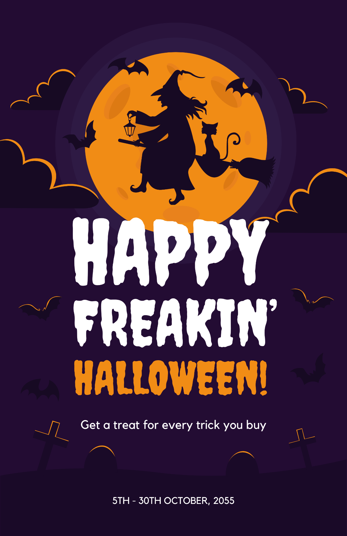 Halloween Day Poster Template