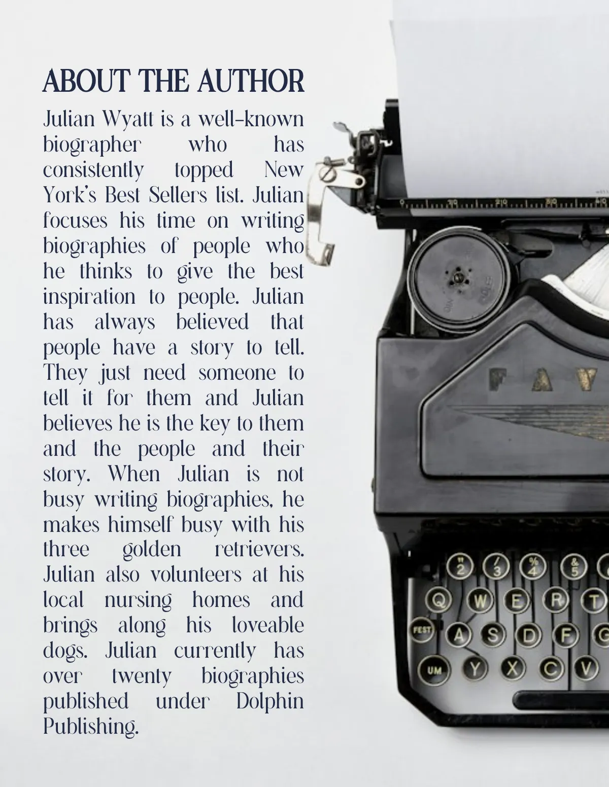 Free Teacher Biography Template to Edit Online